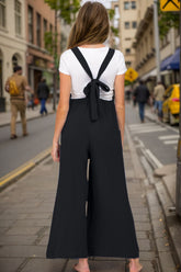 Double Take Full Size Wide Leg Overalls with Pockets OutfitFlow